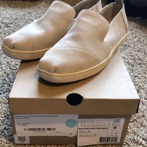 toms deconstructed alpargata birch nubuck